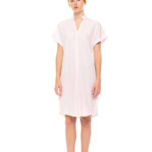 NightGown soft pink stripe