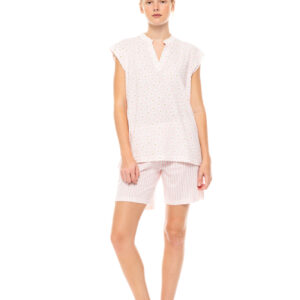 PYJAMA SHORTS PINK DAISY